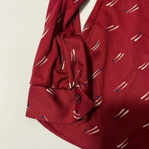 𝅺VINTAGE Alex Colman red button down M - Picture 11 of 11